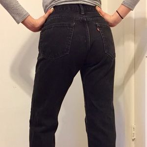Levi’s black 505 original jeans